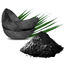 Activated charcoal from coconut shell